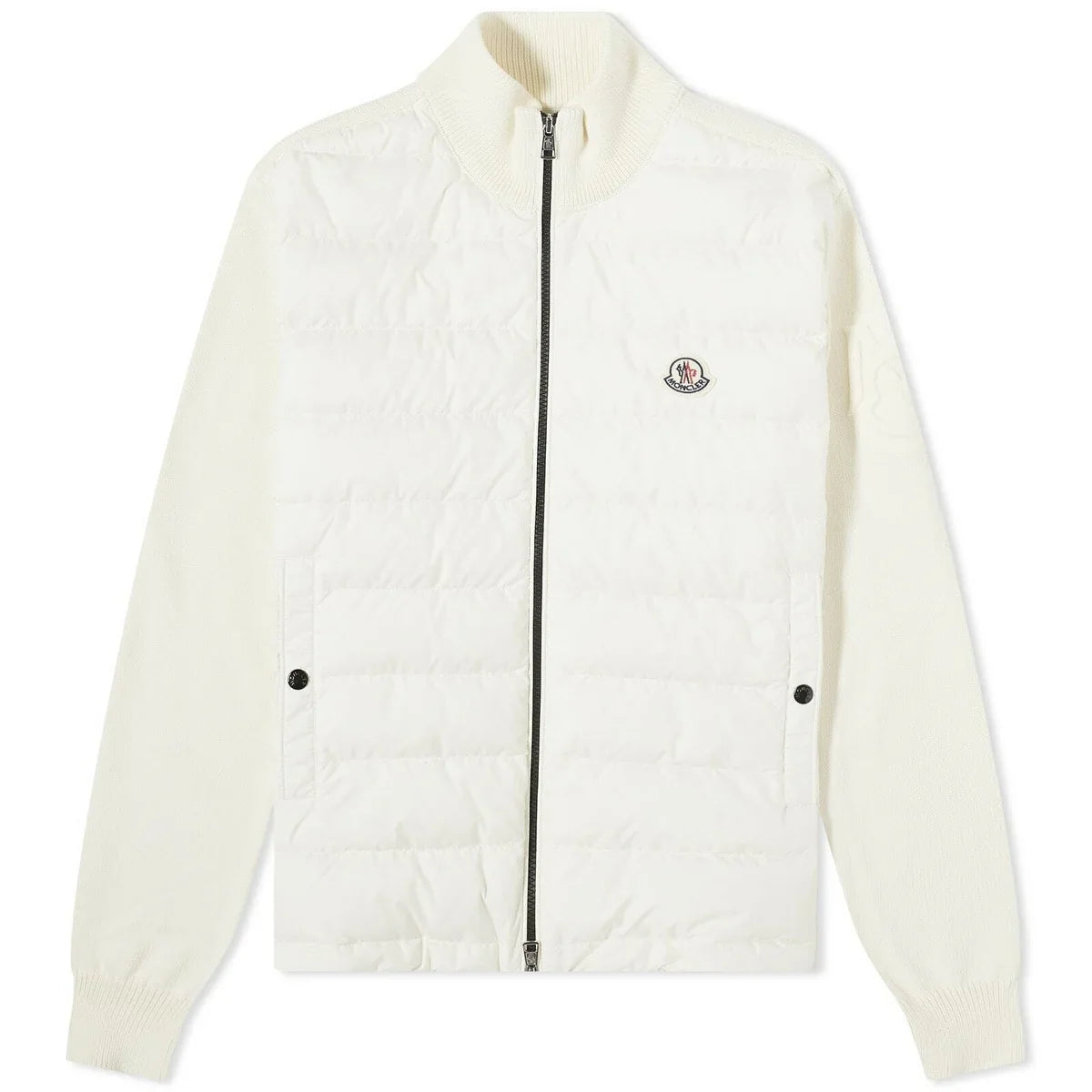 Moncler Knit-Sleeve Down Jacket - afbeelding 2
