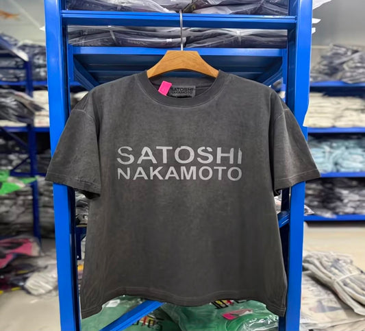 Satoshi Nakamoto T-shirt - afbeelding 1