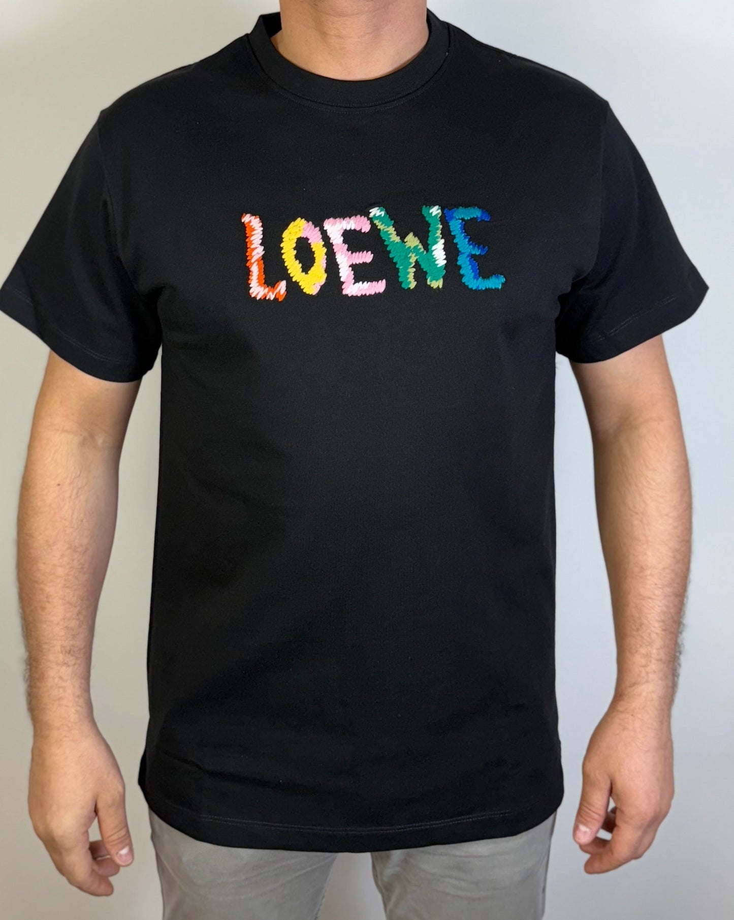 Loewe T-Shirt — Zwart (Print) - afbeelding 2