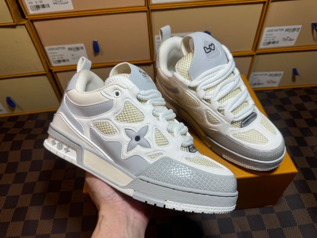 Louis Vuitton Skate Grey White - afbeelding 3
