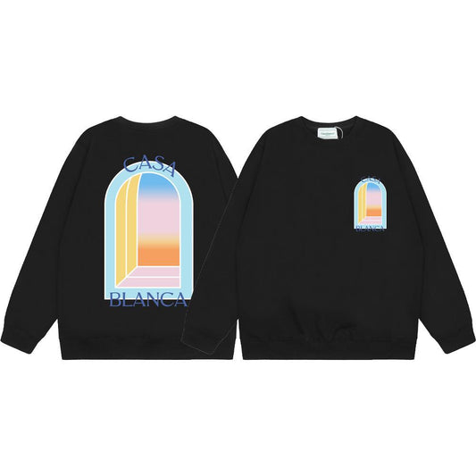 Casablanca Sweatshirt — Zwart - afbeelding 1