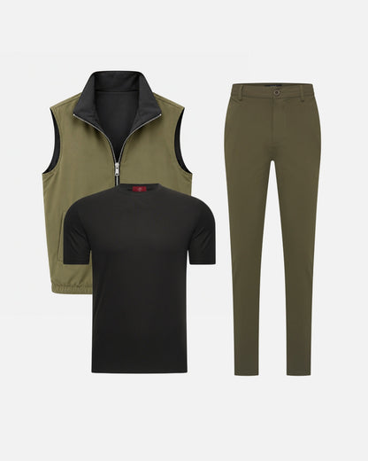 Miio's Olive/Black Reversible Bundle - afbeelding 1