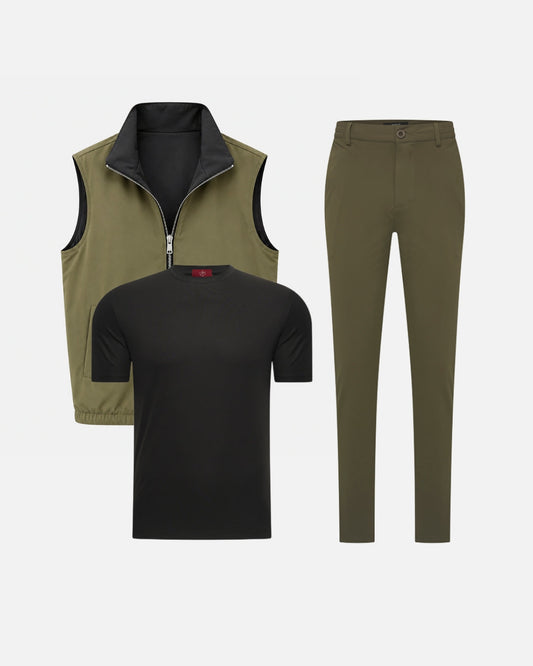 Miio's Olive/Black Reversible Bundle - afbeelding 1