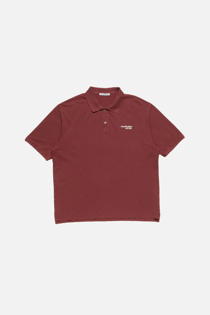 Acne Studios Washed Logo Polo - afbeelding 3