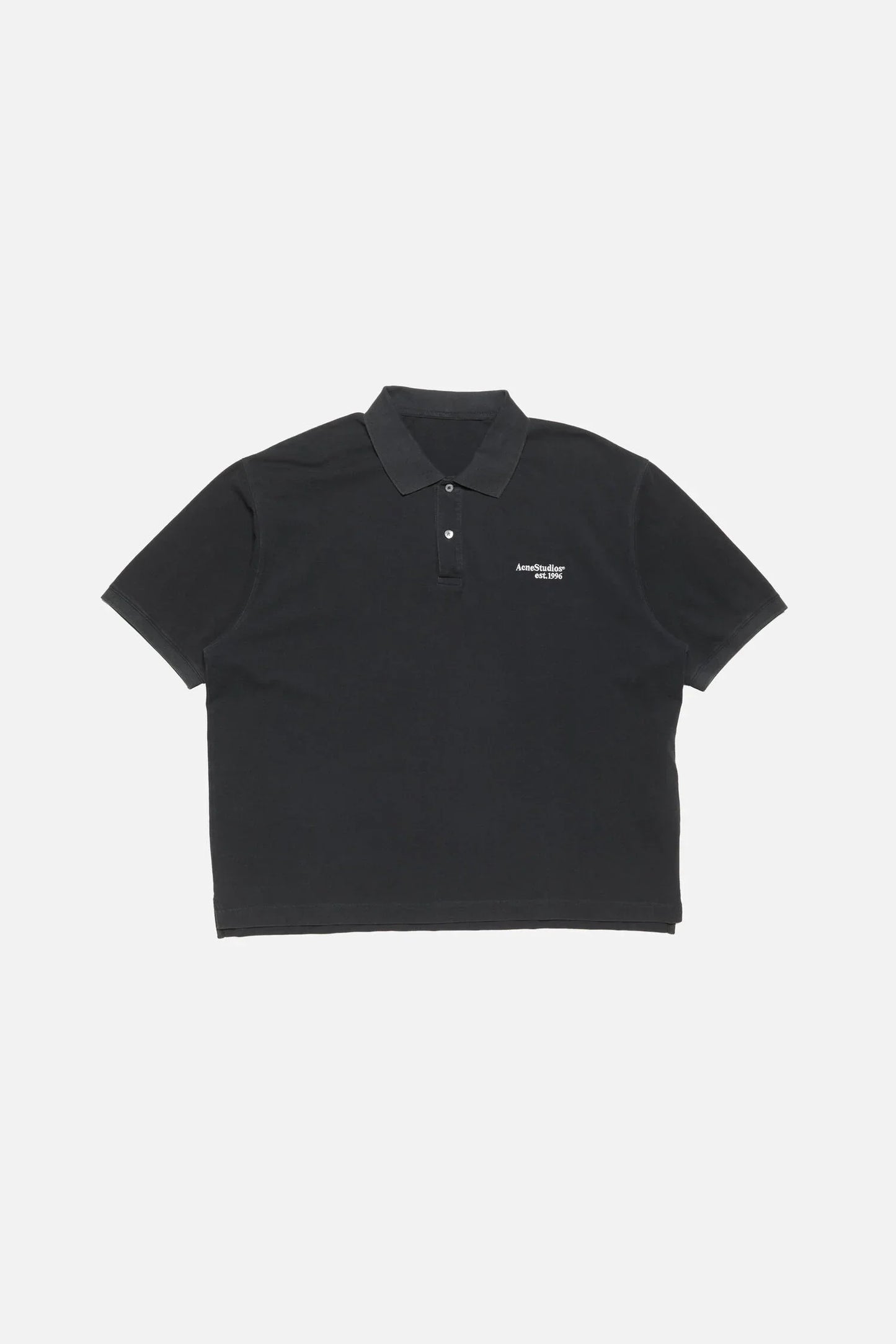 Acne Studios Washed Logo Polo - afbeelding 1