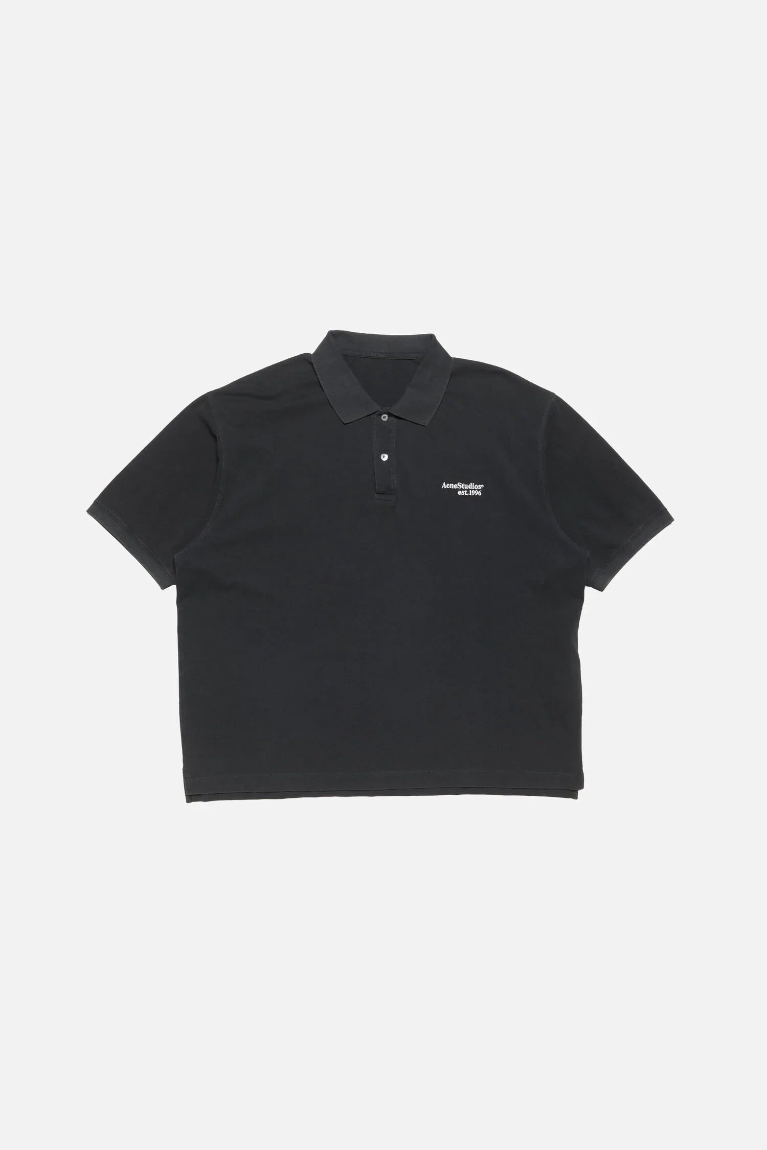 Acne Studios Washed Logo Polo - afbeelding 1