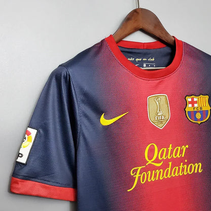 2012/2013 Retro Barcelona Home Jersey - afbeelding 3