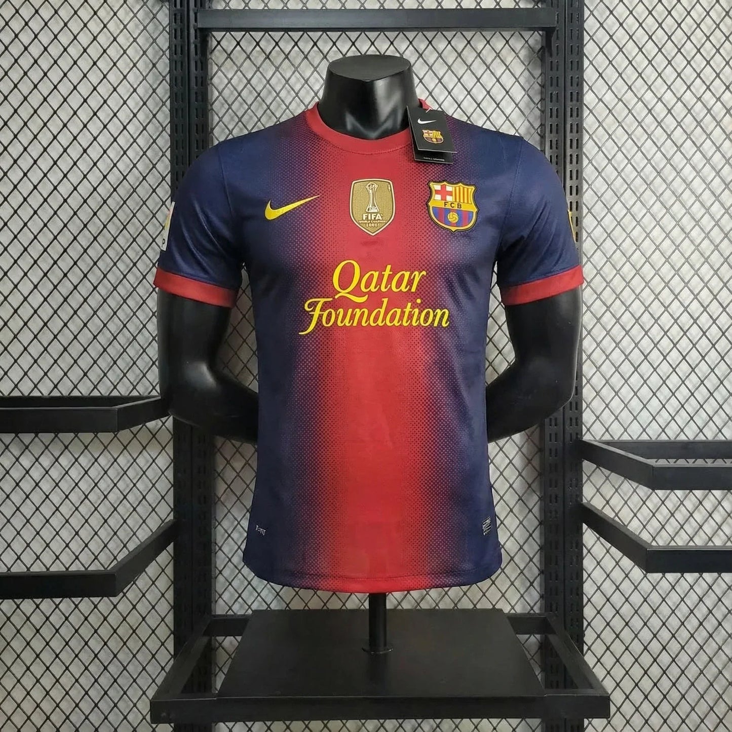 2012/2013 Retro Barcelona Home Jersey - afbeelding 1