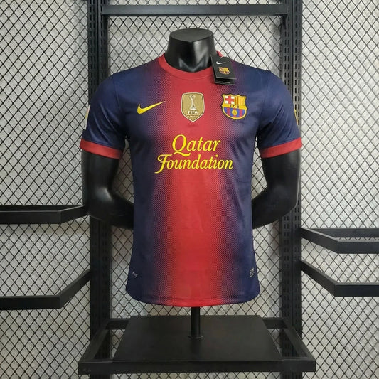 2012/2013 Retro Barcelona Home Jersey - afbeelding 1