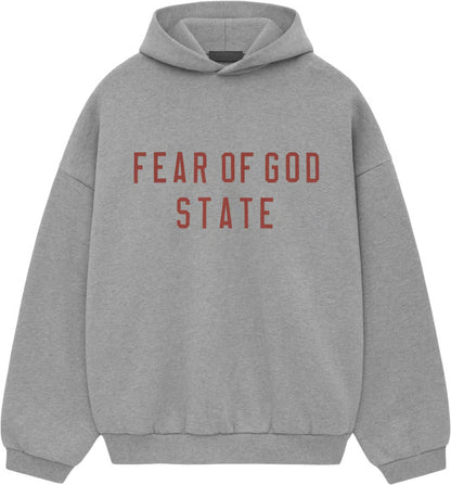Fear of God Essentials State Set – Heather Grey | Hoodie & Jogger - afbeelding 5