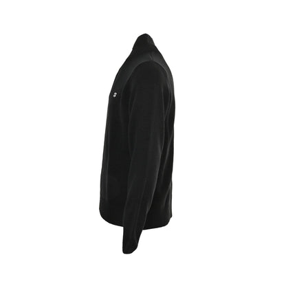 Celine Logo-Embroidered Wool &amp; Cashmere Blend Half Zip Black - afbeelding 2