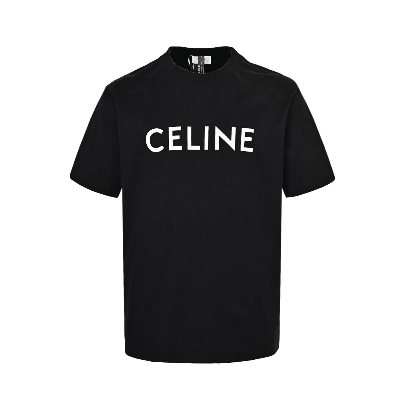 Celine Loose T-Shirt In Cotton Jersey Black - afbeelding 1