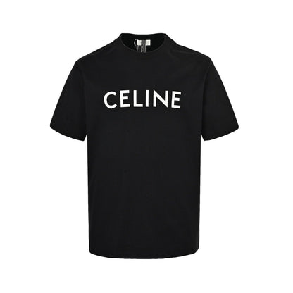 Celine Loose T-Shirt In Cotton Jersey Black - afbeelding 1