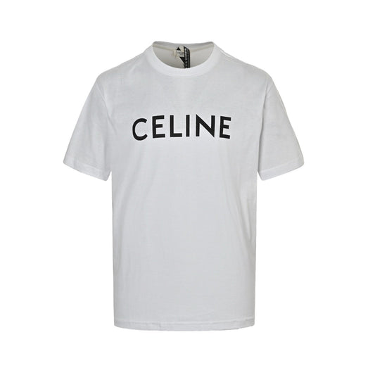 Celine Loose T-Shirt In Cotton Jersey White - afbeelding 1