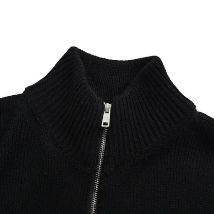 Prada Zip Up Cashmere Black - afbeelding 4