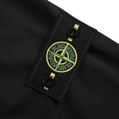 Stone Island Soft Shell-R Hooded Jacket Black - afbeelding 6