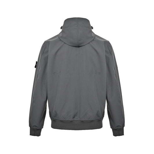 Stone Island Soft Shell-R Hooded Jacket Grey - afbeelding 2