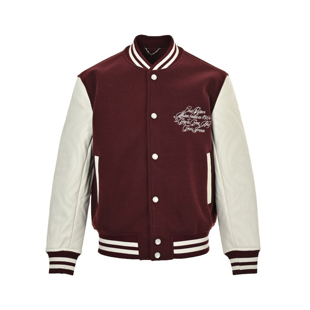 Louis Vuitton Embroidered Calfskin Varsity Jacket - afbeelding 1