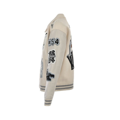 Louis Vuitton Multi-Patches Mixed Leather Varsity Blouson - afbeelding 2