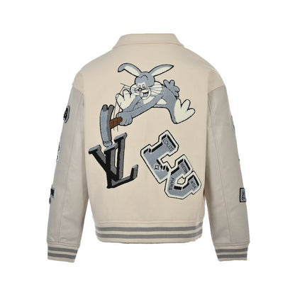 Louis Vuitton Multi-Patches Mixed Leather Varsity Blouson - afbeelding 3