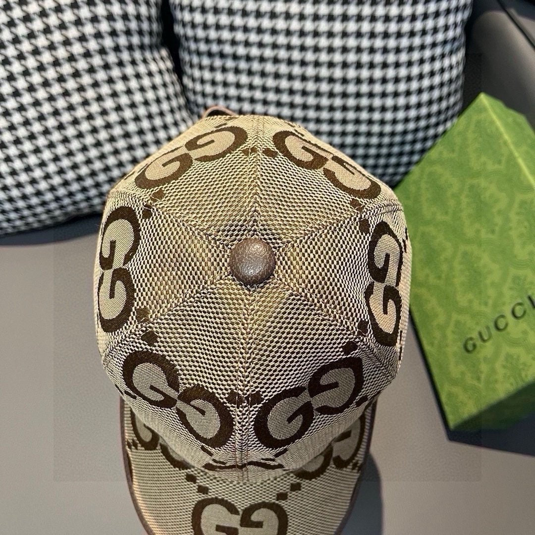 Gucci GG Jumbo Baseball Cap Beige - afbeelding 4