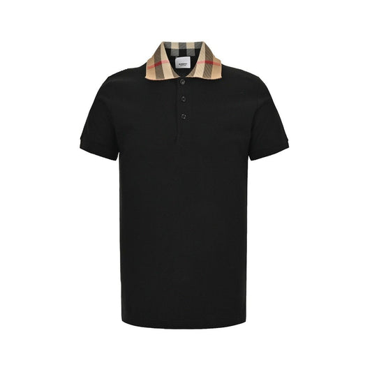 Burberry Cody Check Polo Shirt Black - afbeelding 1