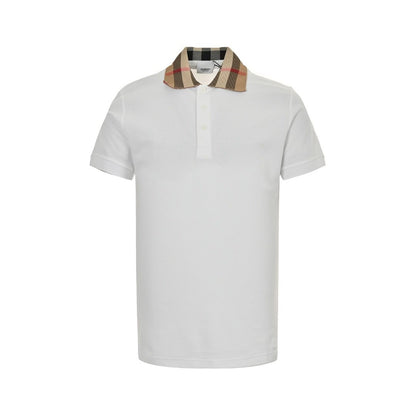 Burberry Cody Check Polo Shirt White - afbeelding 1