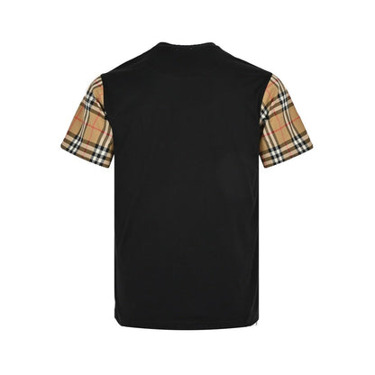 Burberry Check Sleeve T-Shirt Black - afbeelding 3
