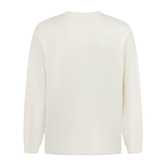 Loewe Anagram Sweater In Cotton Blend White - afbeelding 2