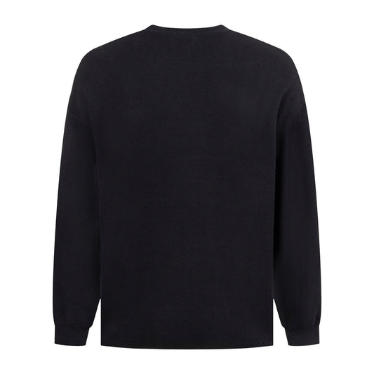 Loewe Anagram Sweater In Cotton Blend Black - afbeelding 2