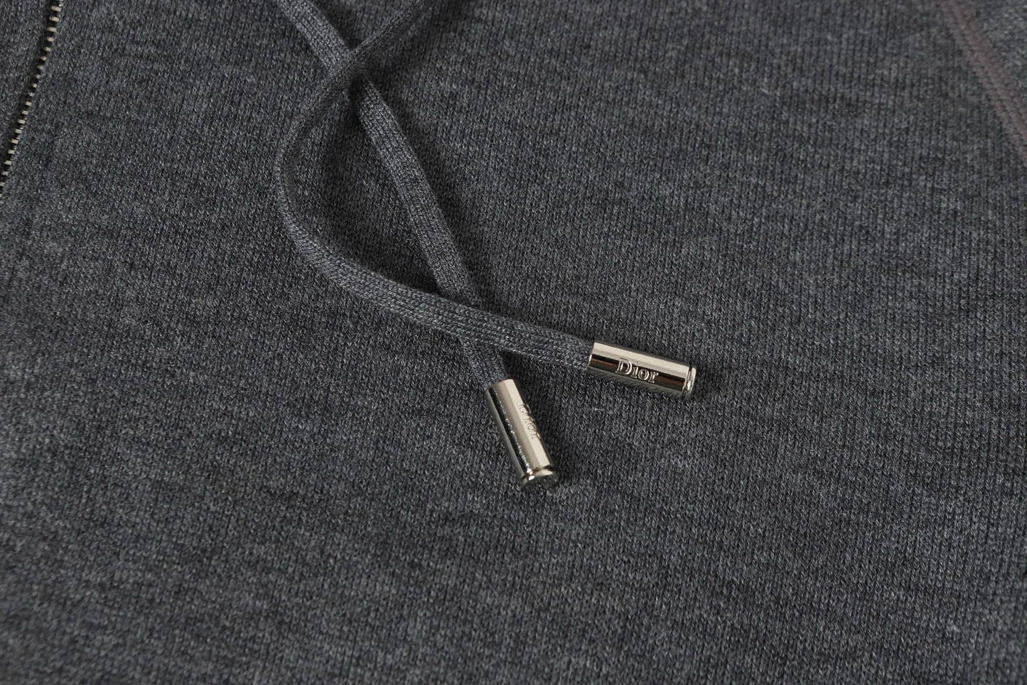 Dior Cashmere Hooded Jacket Grey - afbeelding 5