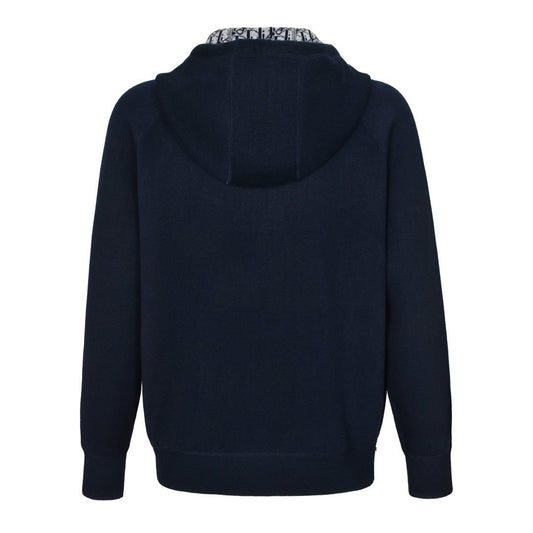 Dior Cashmere Hooded Jacket Navy Blue - afbeelding 2
