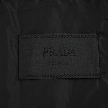 Prada Down-Filled Cotton Corduroy Bodywarmer In Black - afbeelding 9