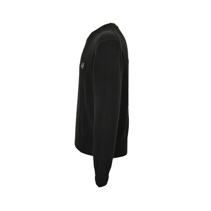Loewe Anagram Logo Embroidered Wool Sweater In Black - afbeelding 2