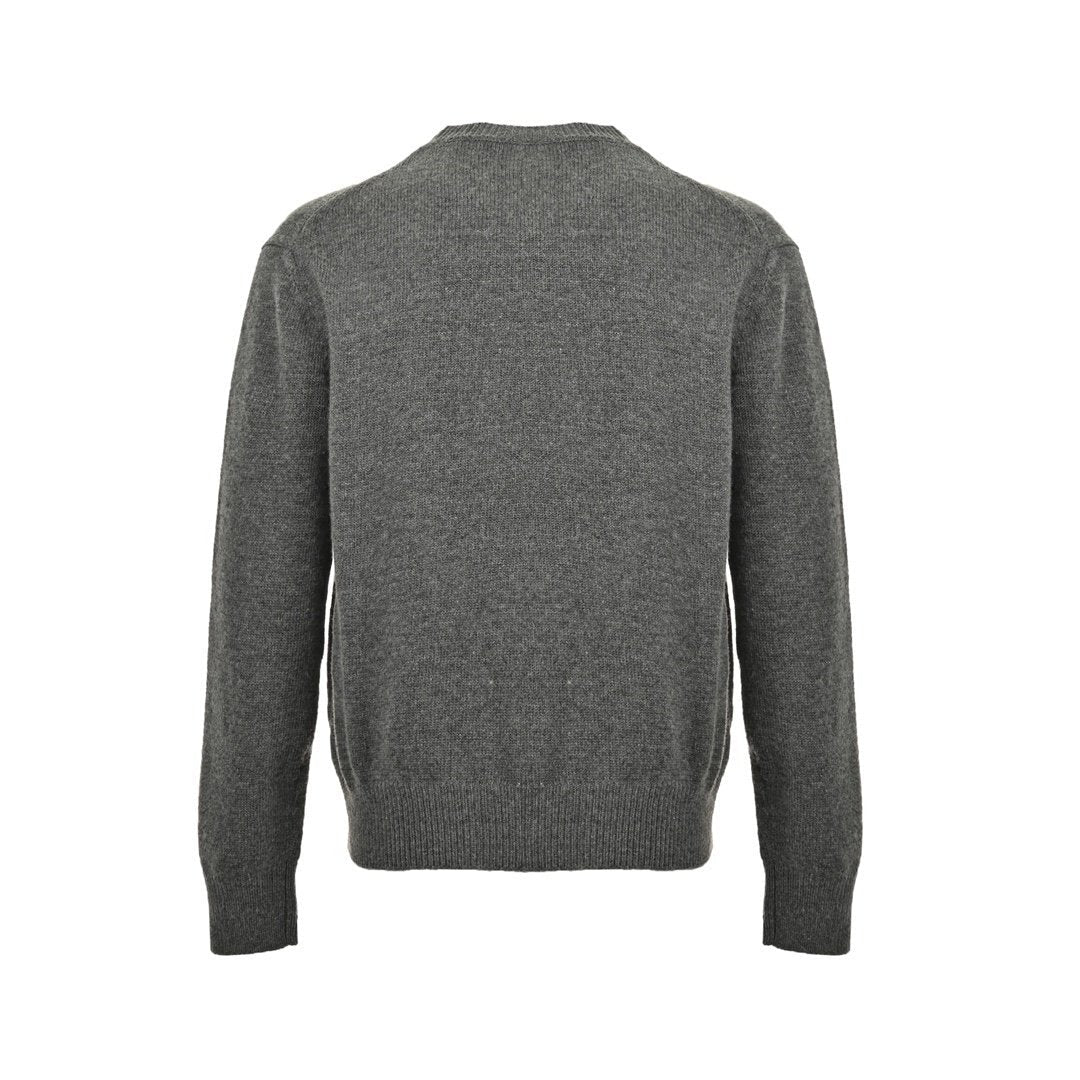 Loewe Anagram Logo Embroidered Wool Sweater In Grey - afbeelding 2