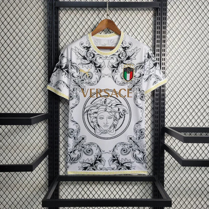 Italy "Versace" White Limited Jersey - afbeelding 1