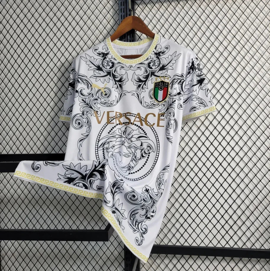 Italy "Versace" White Limited Jersey - afbeelding 5