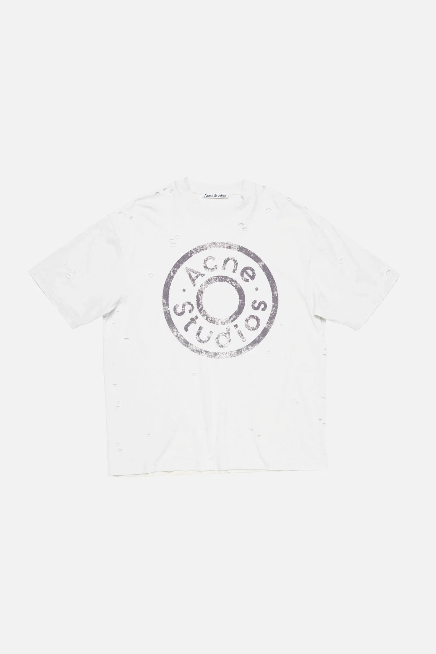 Acne Studios Distressed Logo T-Shirt - afbeelding 1
