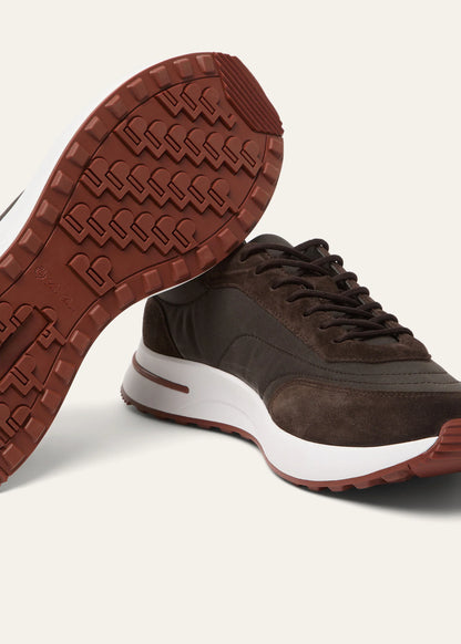 Loro Piana Week End Walk Sneaker Microfibre - Storm System - afbeelding 16