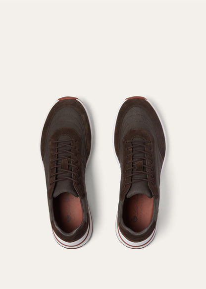 Loro Piana Week End Walk Sneaker Microfibre - Storm System - afbeelding 17