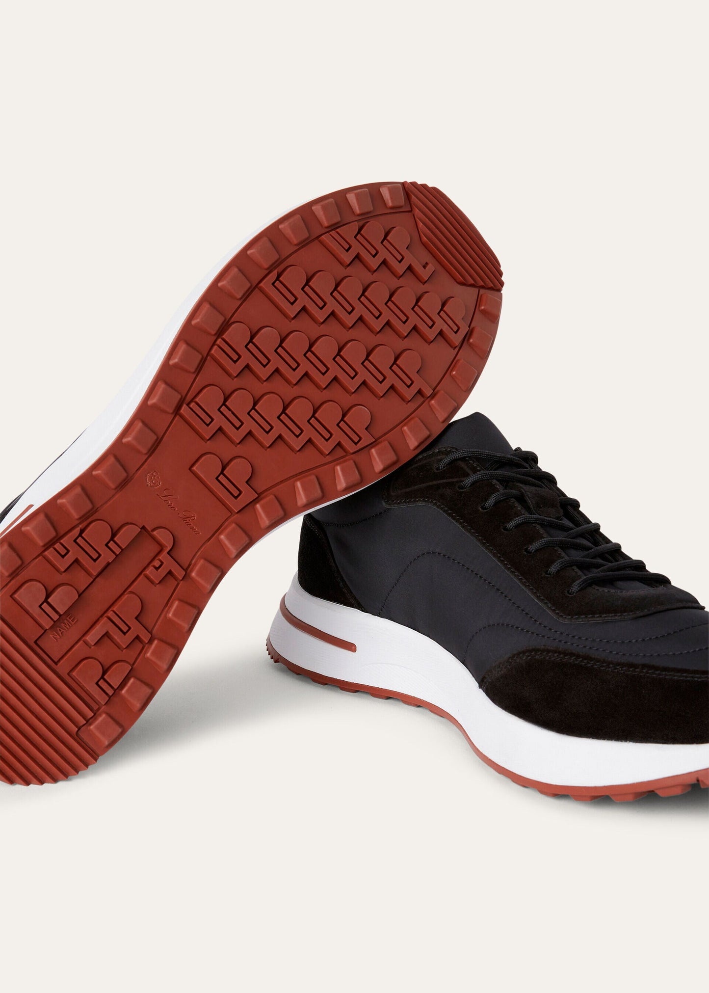 Loro Piana Week End Walk Sneaker Microfibre - Storm System - afbeelding 4