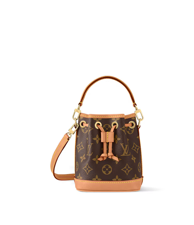 Louis Vuitton Nano Noe – Bruin Monogramdesign - afbeelding 1