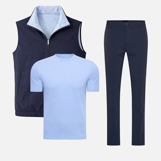Miio's Reversible Baby Blue/Navy Bundle - afbeelding 1