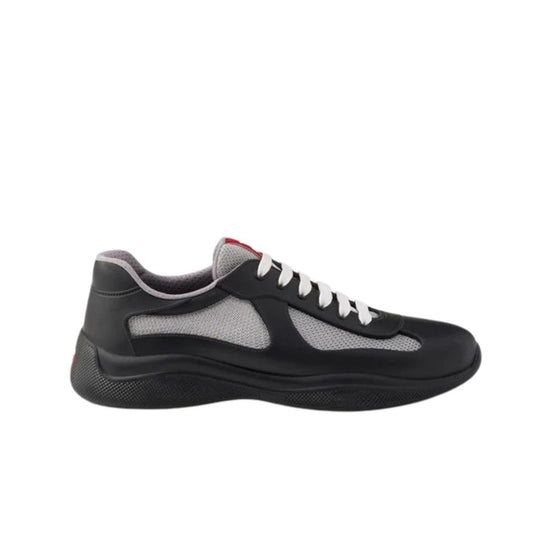 Prada Americas Cup Black Grey Trainers - afbeelding 1
