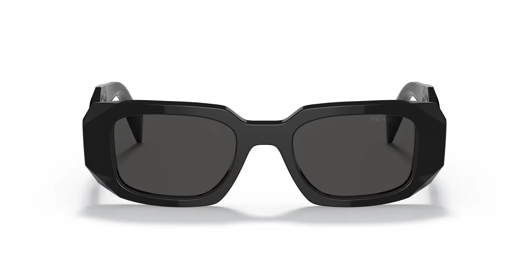 Prada Geometric Logo Sunglasses – Black - afbeelding 3