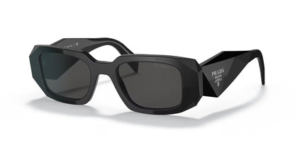Prada Geometric Logo Sunglasses – Black - afbeelding 1