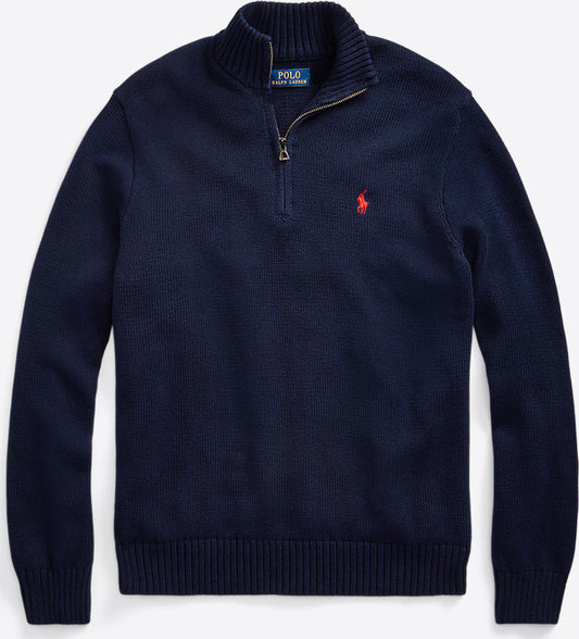 Ralph Lauren Half-Zip Sweater (Premium wol) - afbeelding 1