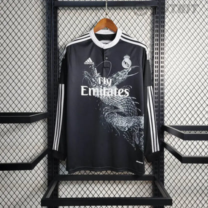 Retro Real Madrid 2014 Chinese Dragon Special Edition Long Sleeve Shirt - afbeelding 1