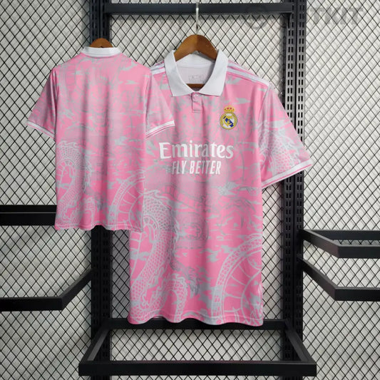 2023 Real Madrid Special Edition Pink Dragon Shirt - afbeelding 1